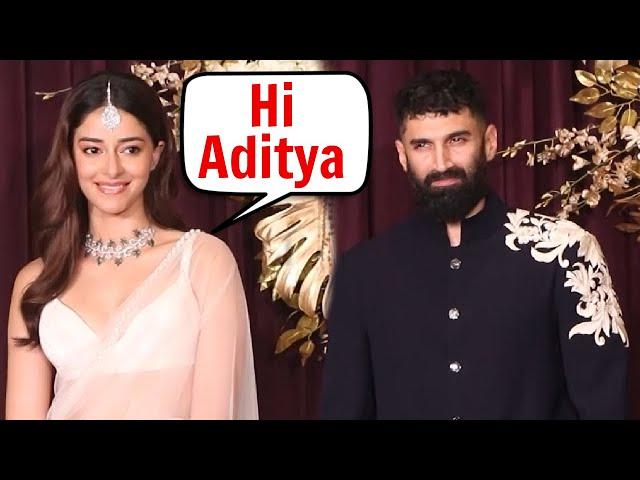 Aditya Roy Kapoor Avoids Ananya Pandey At Manish Malhotra Diwali Party