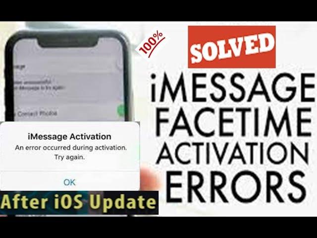 Unable to Contact the iMessage and FaceTime Server Try Again error on iPhone and iPad in iOS 14.5.1