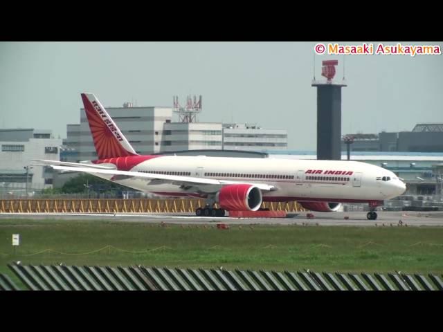 Very rare visitor @ Narita - Air India Boeing 777-200LR 【VT-ALC】