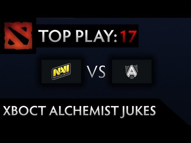 Dota 2 TI3 Top Play - Clip 17 - XBOCT Alchemist Jukes (Crowd Reaction + Pod Cam)