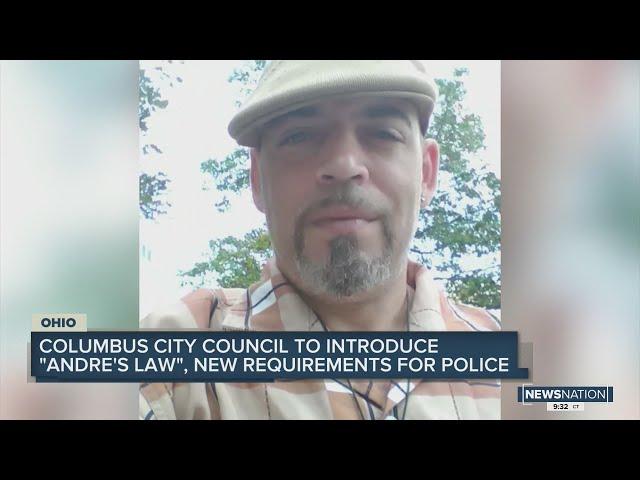 Columbus, Ohio, to introduce 'Andre's Law,' spend $4.5M to improve police bodycams