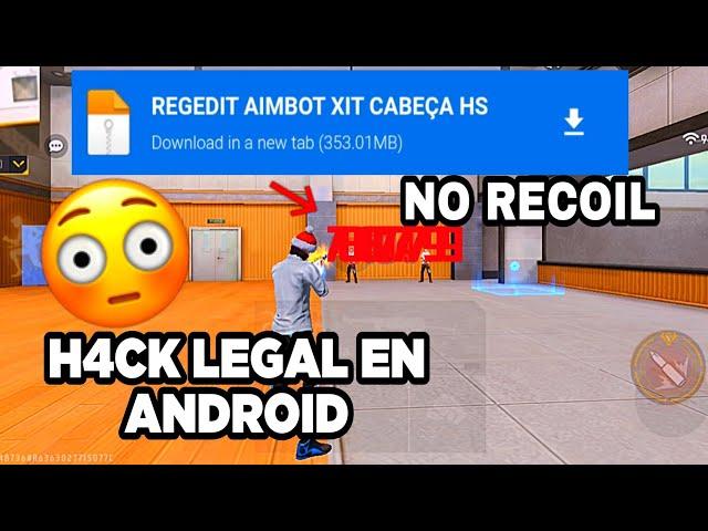 NUEVO ARCHIVO METADATA  NO RECOIL 999%NUEVA ACTUALIZACIÓN 2024 REGEDIT FREE FIRE MOBILE ANTIBAN