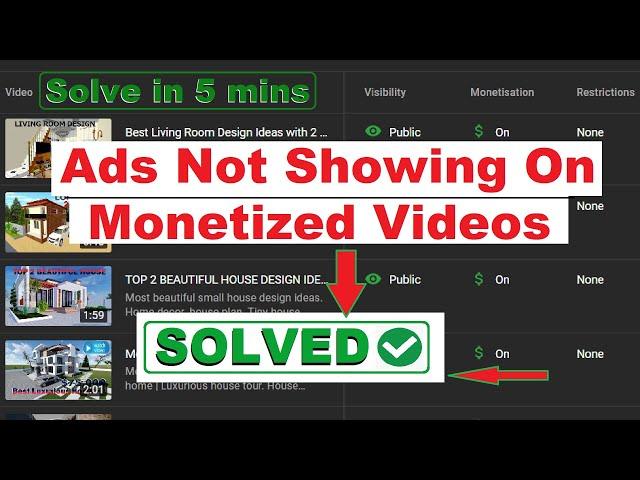 Ads not showing on Videos | Ads not showing on YouTube videos  | Google AdSense #ads