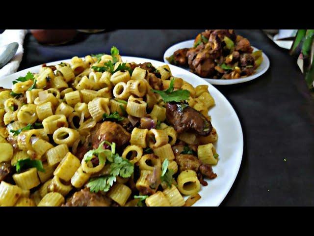 Chilli Chicken Macaroni special combo dish  in malayalam / Macaroni recipe/ Chilli Macaroni