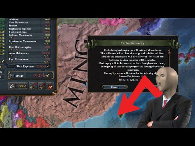 An Advanced guide to Europa Universalis 4: Bankruptcy building