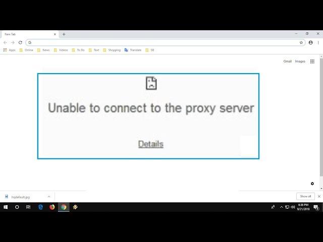 How to Fix All Error of Enable to Connect to the Proxy Server (Internet Issue)