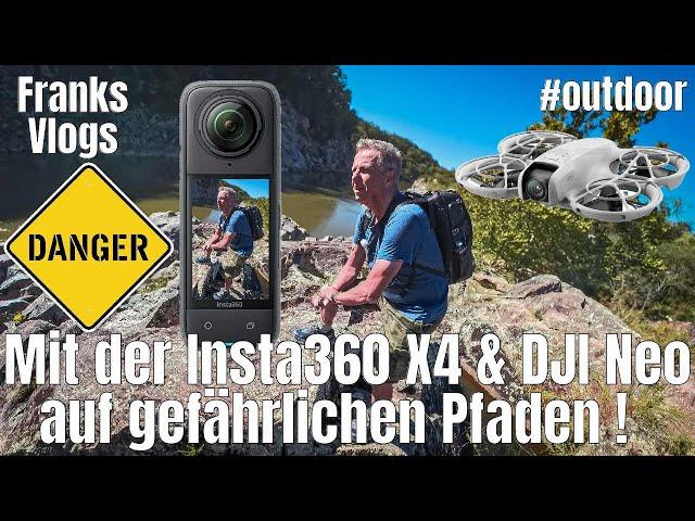 Achtung Gefahr ️ Mit Insta360 X4 &  DJI Neo Billy the goat Trail  Potomac Maryland USA