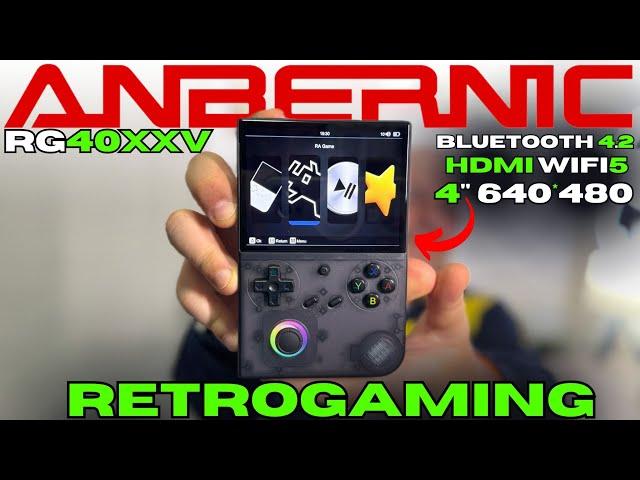 CONSOLE RETROGAMING più BELLA del 2024! ANBERNIC RG40XXV: il DISPLAY più GRANDE fa la DIFFERENZA!