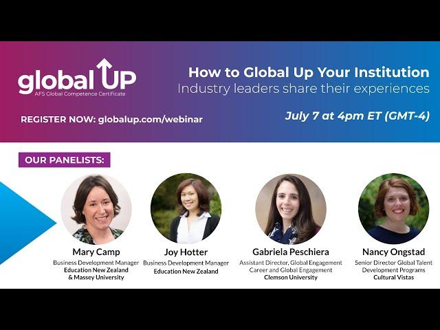 How to Global UP your Institution