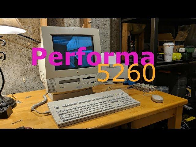 HACKED Mac Performa with SD card hard drive!