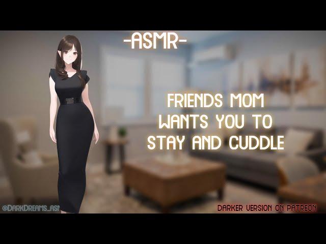 [ASMR] [ROLEPLAY] friends mom wants you to stay and cuddle (binaural/F4A)