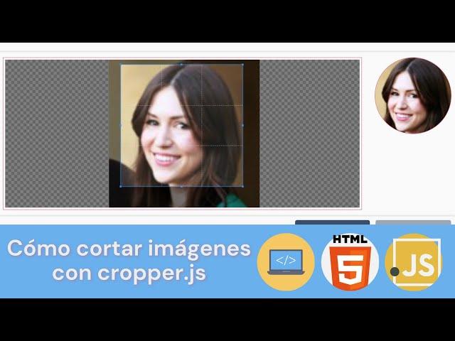 Cómo cortar imágenes con cropper.js | HTML JAVASCRIPT