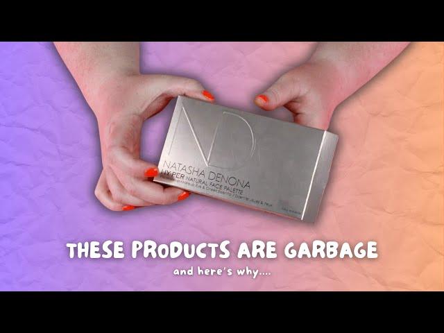 These products are garbage & here's why... | DECLUTTERING MAKEUP 2024
