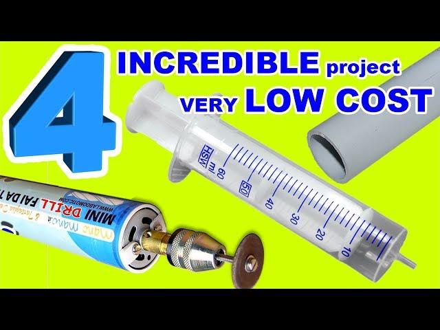 4 INCREDIBLE project DIY VERY low cost