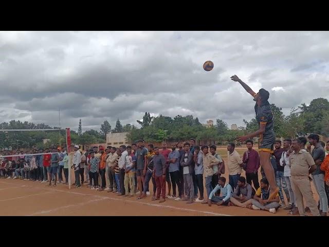 Dasera district level chickaballapur Finals || Sidlaghatta v/s chickaballapur || 1st set best of 3