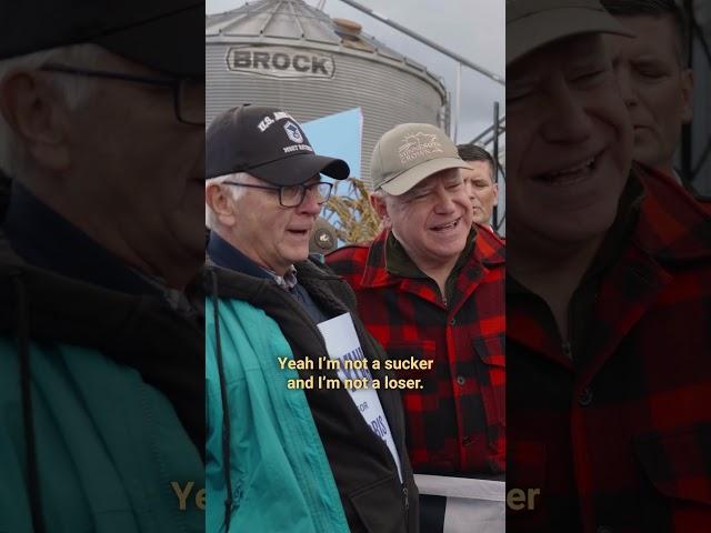 Gov. Tim Walz: Veterans are not “suckers” or “losers.”