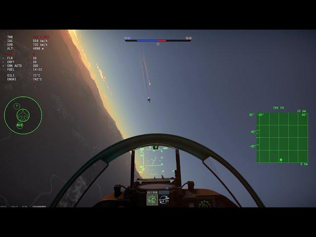 Can a Mig 21 take on a Su27?Warthunder sim Dogfights