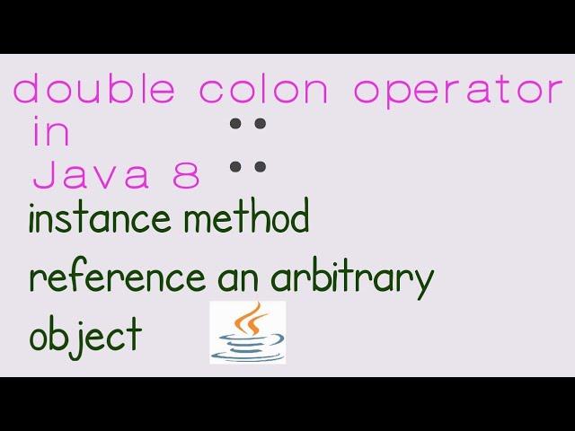 java 8 || Instance method reference an arbitrary object || java 8 by Ponnam Jay || java 8 features