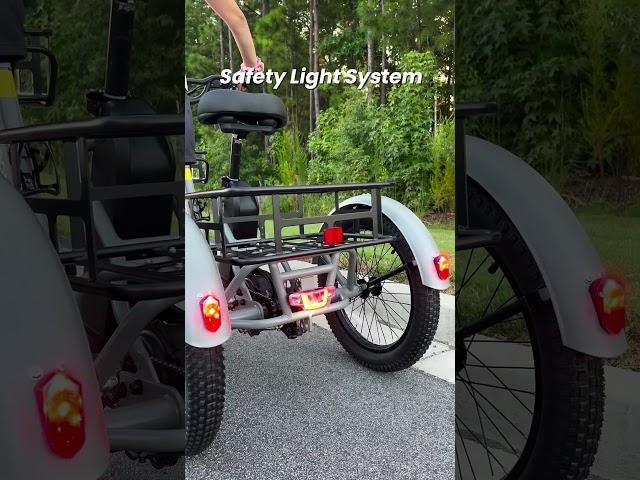 TK1 Folding Electric Trike: Worry-free Travel, Adventure Awaits!  #electricvehicle