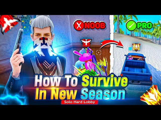 How To Survive In Solo Grandmaster Hard Lobby  | Full Strategy + Tips & Trick Br Rank | Utkarsh FF