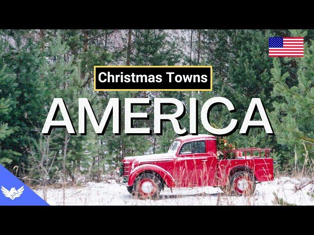 10 Best American  Christmas Towns - Travel Video 2022/2023