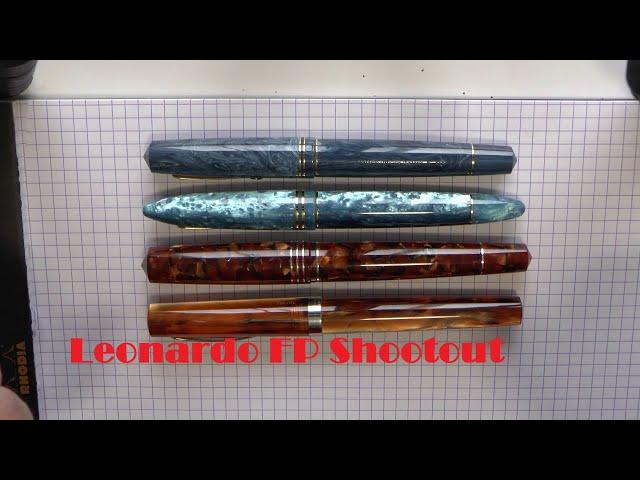 Fountain Pen Shootout: Four Leonardo Pens