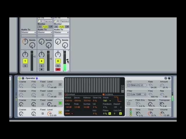 How to make a Dubstep Wobble Bass in Ableton Live | Operator