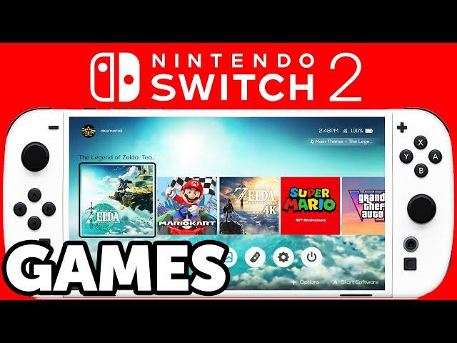 Nintendo Switch 2 Launch Year Games!