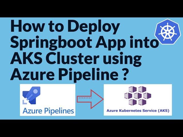 How to create AKS Cluster and Deploy Springboot Microservices into AKS Cluster using Azure Pipeline