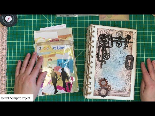 Steampunk Journal made by Sharon S. Consignment Shop - Junk Journal Inspiration #handmade