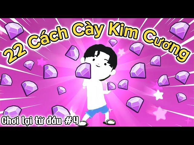 Play Together | 22 Cách Mình Cày Kim Cương Đá Quý Trong Game | Thanh Hòa Sao Chơi lại Từ Đầu Tập 4