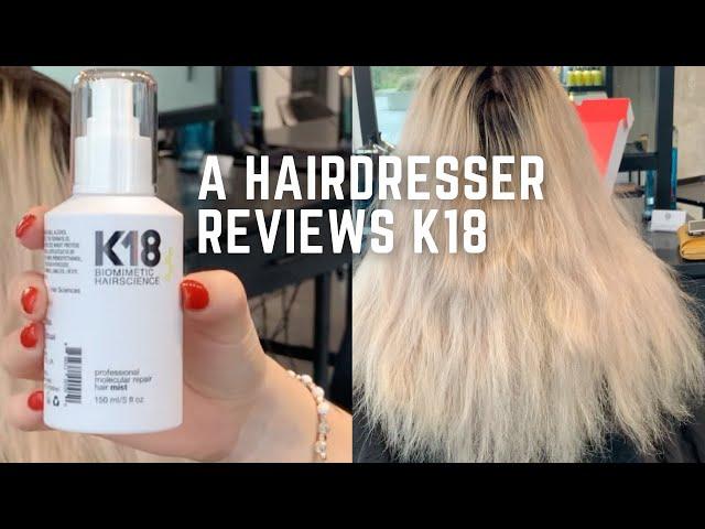 Does K18 really work? a hairdresser reviews new viral repair haircare