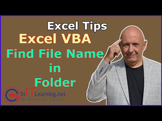 Excel Macro and VBA Extract the filename of a file in a Folder