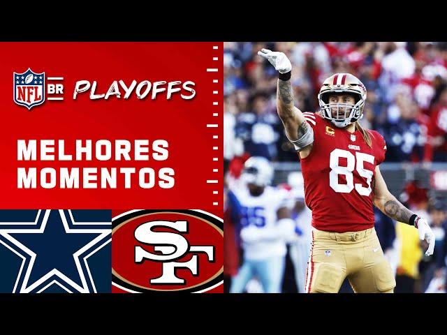 Dallas Cowboys x San Francisco 49ers | NFL Playoffs Melhores Momentos | Divisional Round