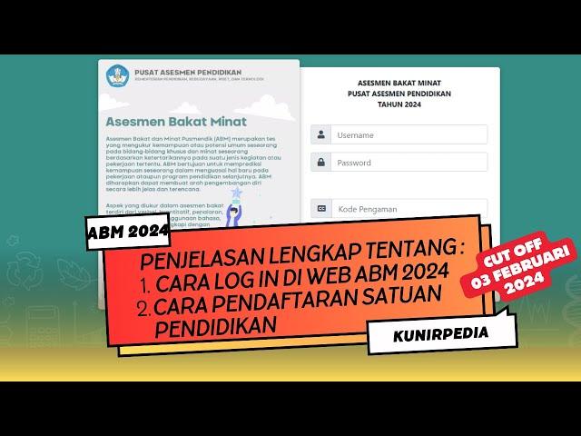 CARA LOG IN DAN DAFTAR ASESMEN BAKAT DAN MINAT TAHUN 2024