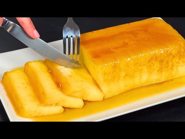 Just milk and pineapple! The most delicious Italian dessert in 5 minutes! No baking! The trick!