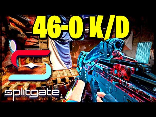 *INSANE* FLAWLESS 46-0 GAME! | HARD CARRYING MY TEAM! (Splitgate Gameplay)