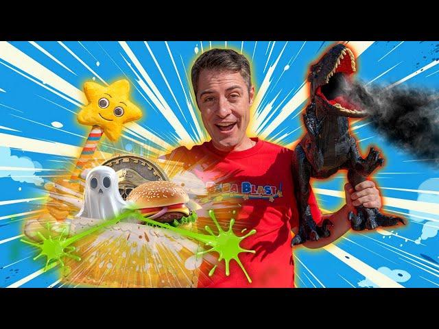 Mystery Box : Black and Gold Raptor Dinosaur for Kids | Educational Videos for Kids | Baba Blast!