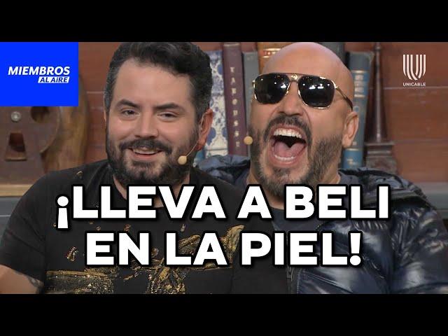 ¡AY DOLOR! Lupillo Rivera recuerda su tatuaje de Belinda | Miembros al Aire