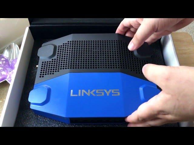 Linksys WRT1900ACS 802.11ac Dual-band WiFi Router Unboxing 5-11-16