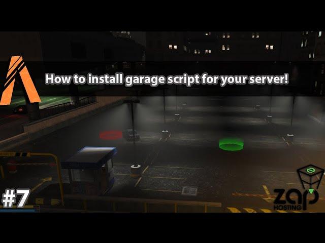 How to install garage script for your server!