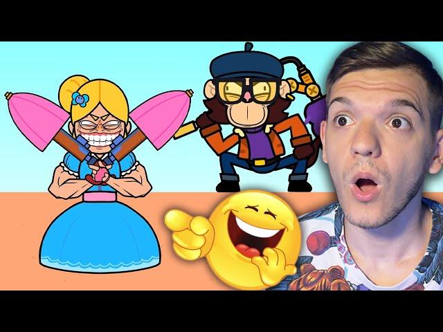 REACTIONEZ LA CELE MAI AMUZANTE ANIMATII DE BRAWL STARS!