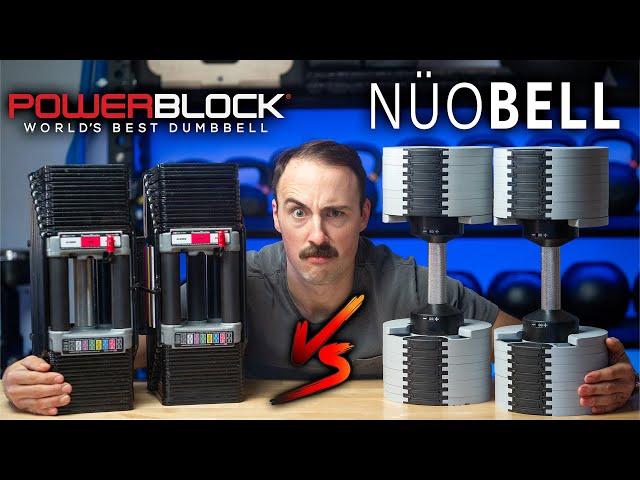 Powerblock vs NÜOBELL Adjustable Dumbbells - The Quick Change Choice!