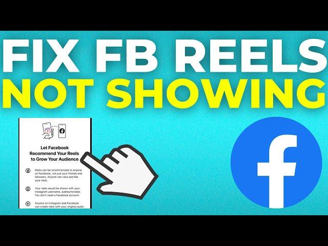 How To Fix Facebook Reels Option Not Showing (2025)