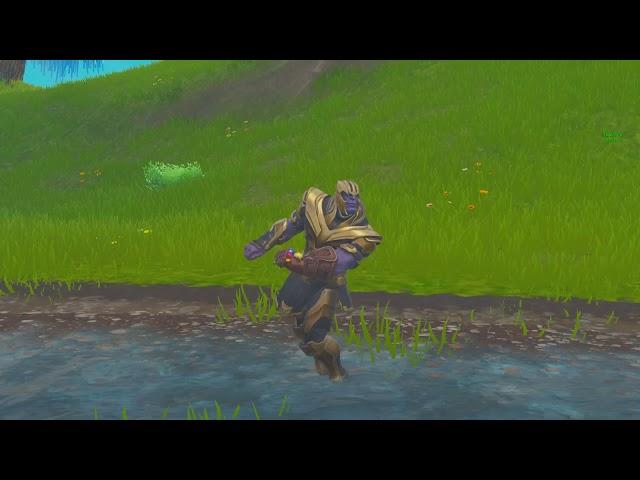 Fortnite Freestylin' emote with Thanos