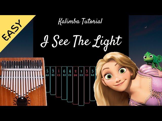 I See the Light - Tangled | Kalimba Tutorial (Easy)