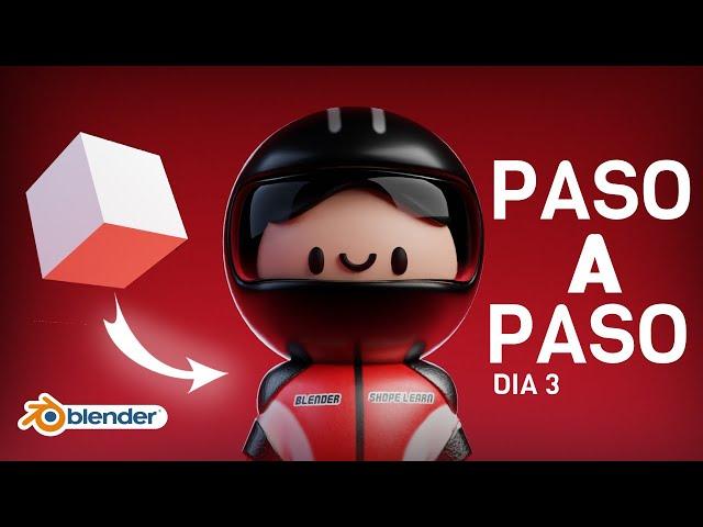 como HACER tu PRIMER MODELO 3D EN BLENDER 4.0 | CLASE 3