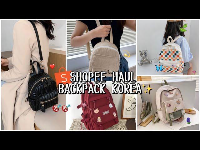 SHOPEE HAUL TAS RANSEL MURAH BERKUALITAS | WORTH IT 100%!!!