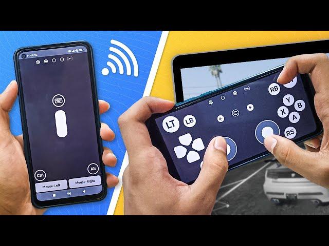 How to Use Phone as Keyboard/Mouse/Gamepad for PC? (Control PC with Phone)