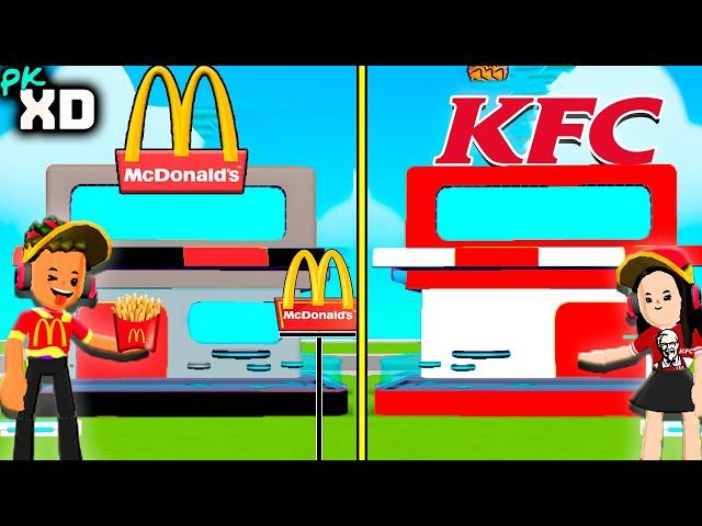 DESAFIO MCDONALD'S vs KFC en PK XD 2022 "NUEVA ACTUALIZACION"  SIMBA vs NALA